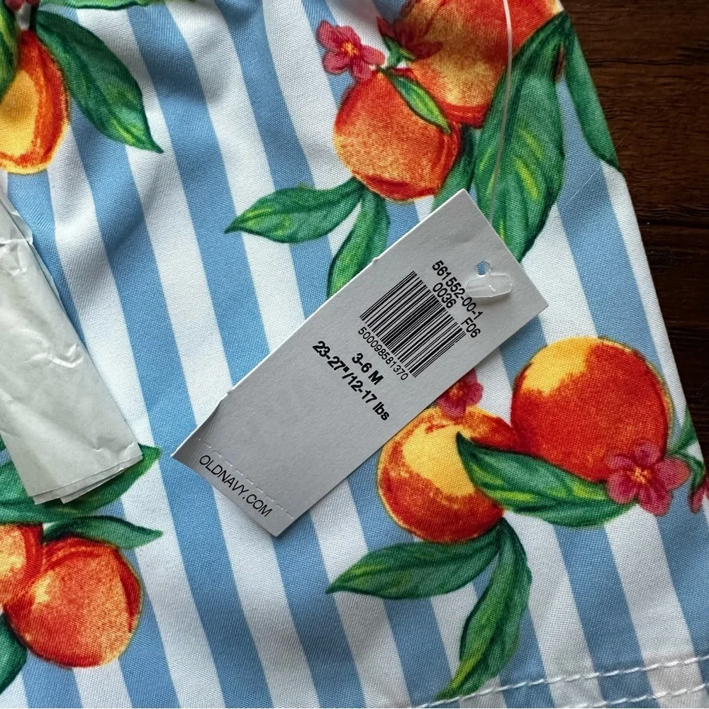 Set of TWO Old Navy Fruit Print Boys swim trunks - Picture 4 of 5
